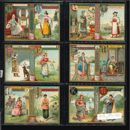 Immagine di 609 - ALFABETO 4° (donne) 12 fig. - Alphabet 4°-FRANCESE