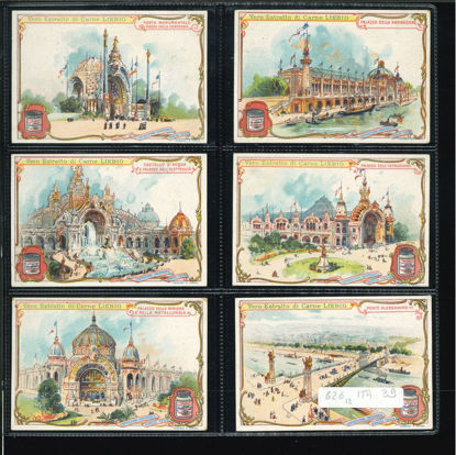 Immagine di 624 - ESPOSIZIONE DI PARIGI 1900 (12 fig.)-ITALIANA