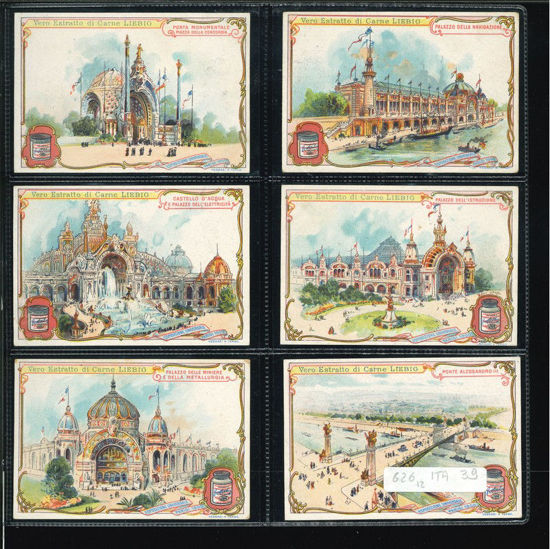 Immagine di 624 - ESPOSIZIONE DI PARIGI 1900 (12 fig.)-ITALIANA