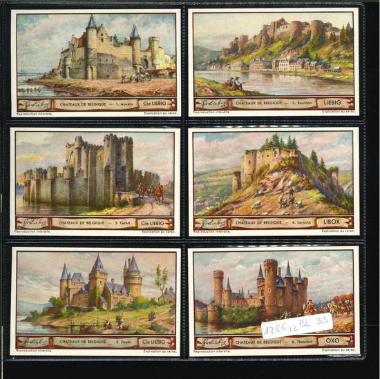 Immagine di 1288 - CASTELLI DEL BELGIO (12 fig.) --BELGA