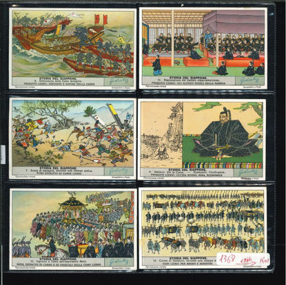 Immagine di 1377 - STORIA DEL GIAPPONE (12 fig.)-ITALIANA