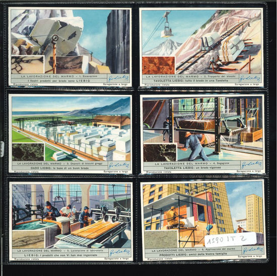 Immagine di 1594 - LA LAVORAZIONE DEL MARMO-ITALIANA