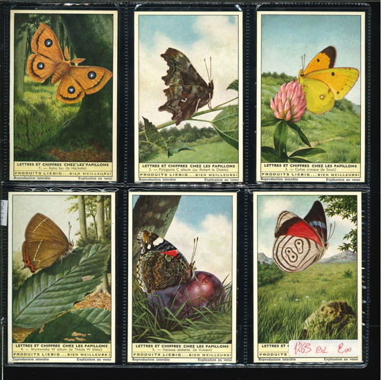 Immagine di 1759 - LETTERE E NUMERI NELLE FARFALLE 2°-BELGA