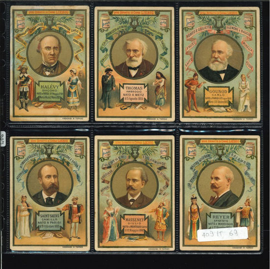 Immagine di 406 - COMPOSITORI CELEBRI (piccoli medaglioni)-ITALIANA