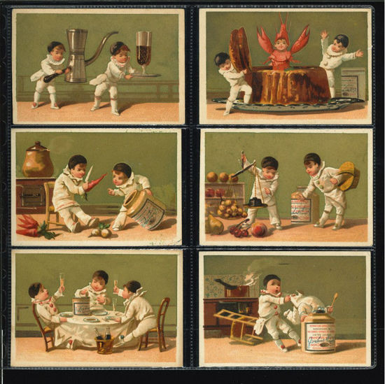 Immagine di 53 - PIERROTS CALOTTA NERA 3° (12 fig.)-FRANCESE