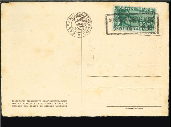 Immagine di 1 - CARTOLINA PONTE DI BASSANO val.1