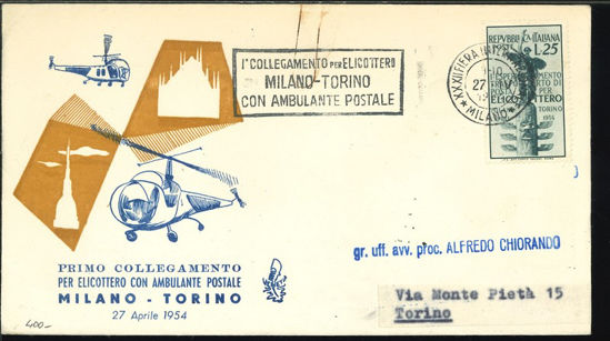 Immagine di 217 - ELICOTTERO MILANO-TORINO val.1