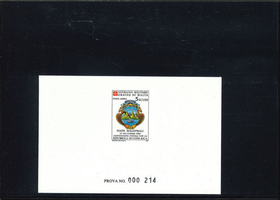 Immagine di 29 - COSTA RICA VAL. 1  P R O V A DI STAMPA