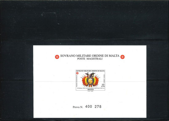 Immagine di 54 - BOLIVIA VAL. 1  P R O V A DI STAMPA