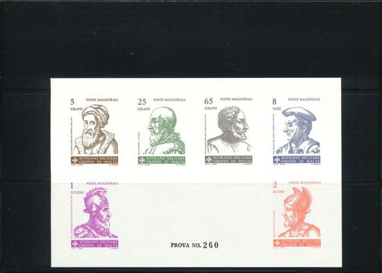 Immagine di 317 - GRAN MAESTRI 7° VAL. 6  P R O V A DI STAMPA