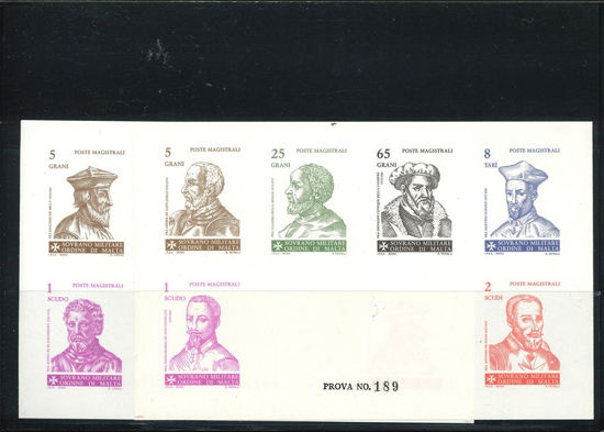 Immagine di 392 - GRAN MAESTRI 9° VAL. 12  P R O V A DI STAMPA