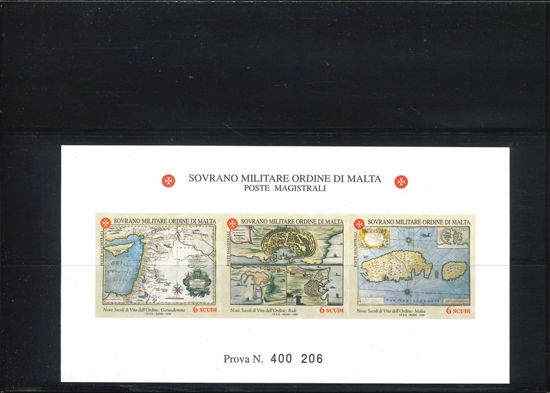 Immagine di 575 - NOVE SECOLI SMOM VAL. 3  P R O V A DI STAMPA