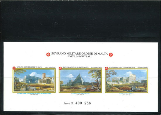 Immagine di 579 - VEDUTE DI ROMA  VAL. 3  P R O V A DI STAMPA