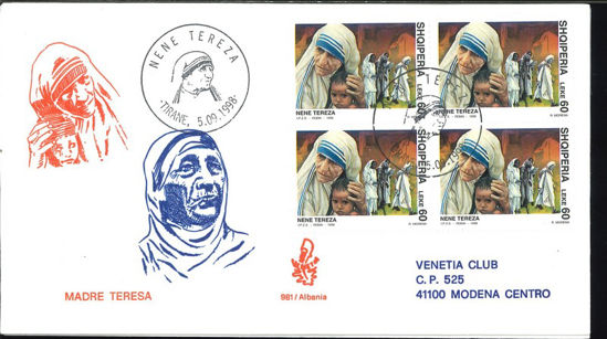 Immagine di 981A - MADRE TERESA ALBANIA val. 1