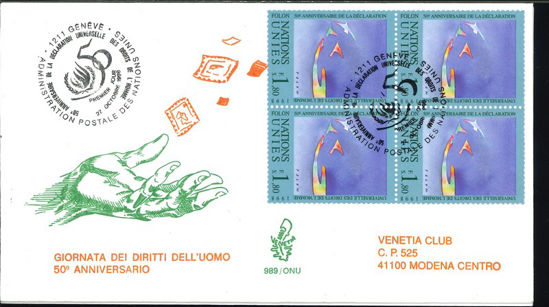 Immagine di 989O - GIORNATA DIRITTI DELL'UOMO O.N.U.