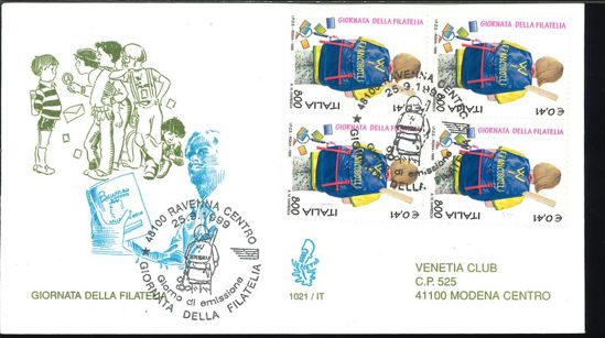 Immagine di 1021it - GIORNATA DELLA FILATELIA val. 1