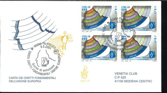 Immagine di 1101it - CARTA DIRITTI U.E. val. 1