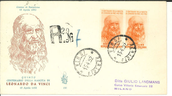 Immagine di 138 - LEONARDO DA VINCI 25 LIRE val.1