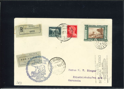 Immagine di 46 - REGNO D'ITALIA VOLO ZEPPELIN 27/05/33 ROMA-GERMANIA