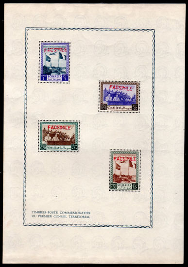 Immagine di 1 - SOMALIA ITALIANA FOGLIETTO CONSIGLIO TERRITORIALE  SOVR.FAC SIMILE