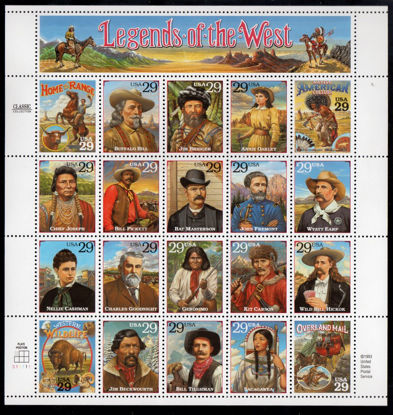 Immagine di 2624A - USA LEGENDS OF THE WEST MF ERRORE TIRATURA 150,000