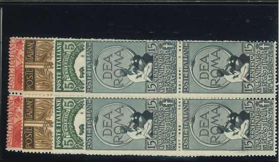 Immagine di 92 - REGNO D'ITALIA UNITA' D'ITALIA QUARTINA